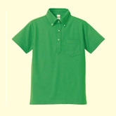 綿60％ ポリ40％ ボタンダウンポロシャツ（UPF20）